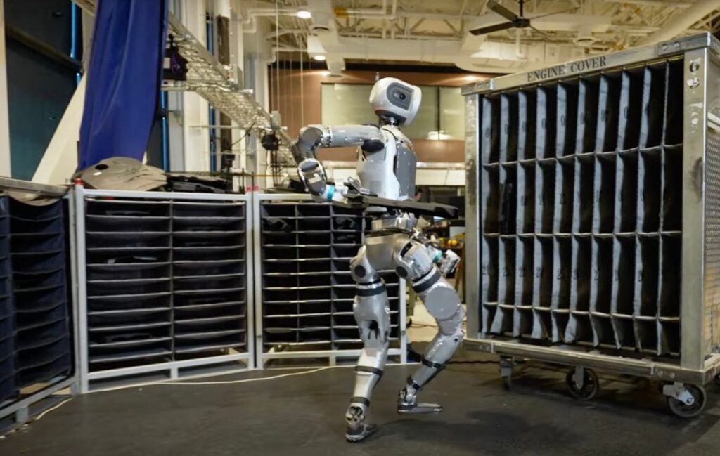 Atlas Humanoid Revolutionizes Autonomous Automotive Parts Retrieval