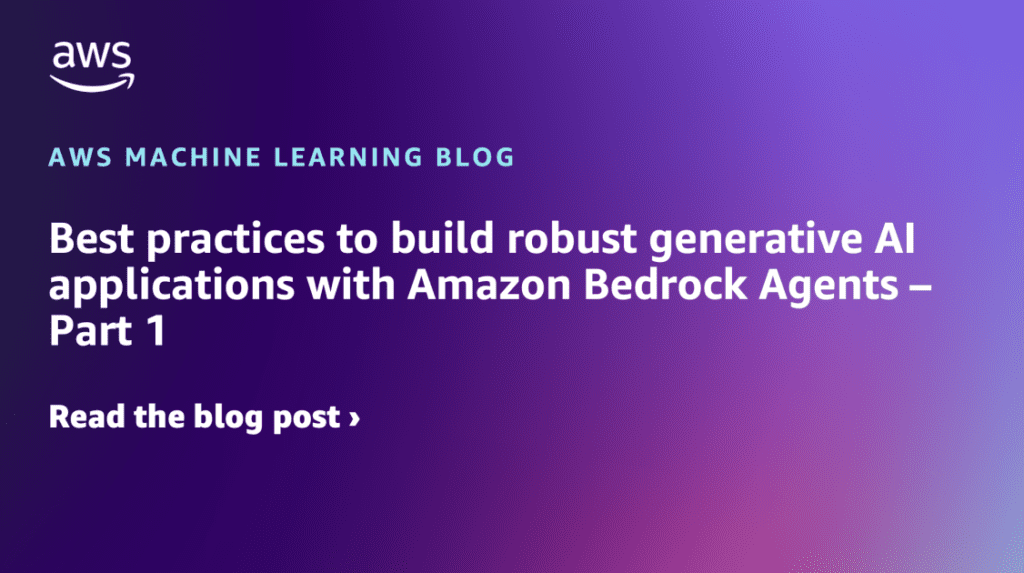 Best Practices For Building Robust Generative Ai Applications With Amazon