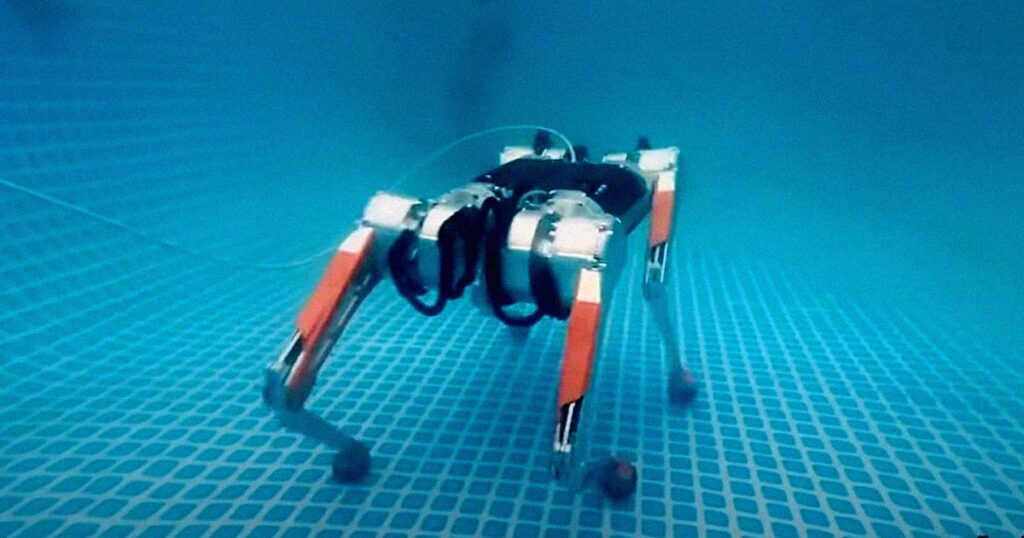 Introducing The Revolutionary Honey Badger Robot Dog: Underwater Exploration Redefined