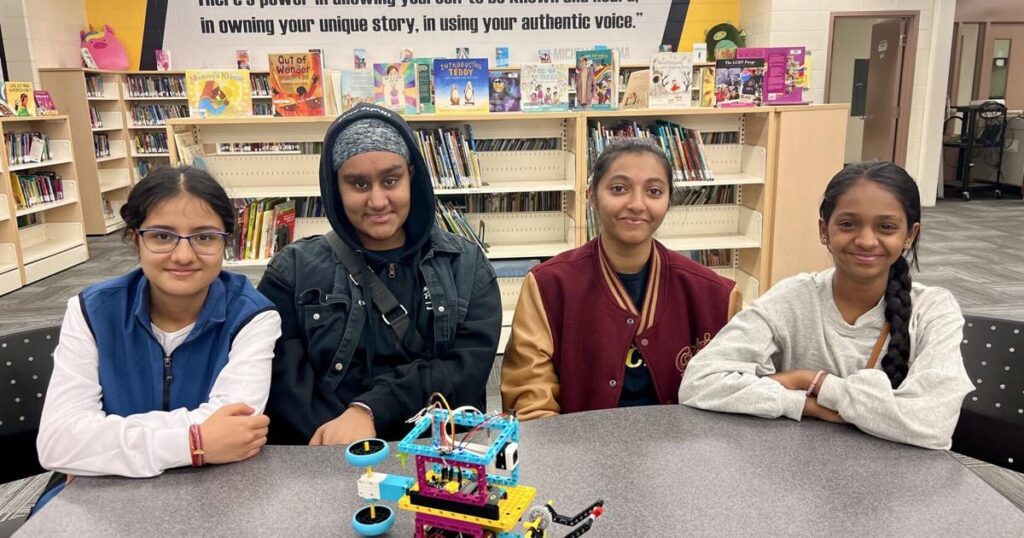 Peel School's All Girls Robotics Team Makes History With Canada's First