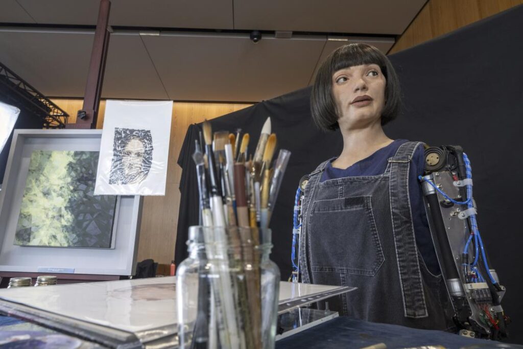 Robot Artist's Masterpiece Could Bring In Big Bucks