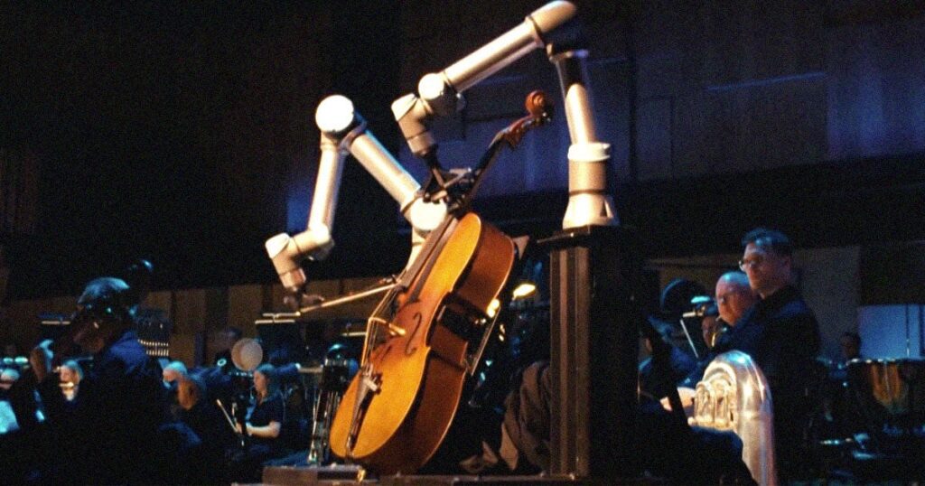 Robot Joins Orchestra For A Unique Cello Performance