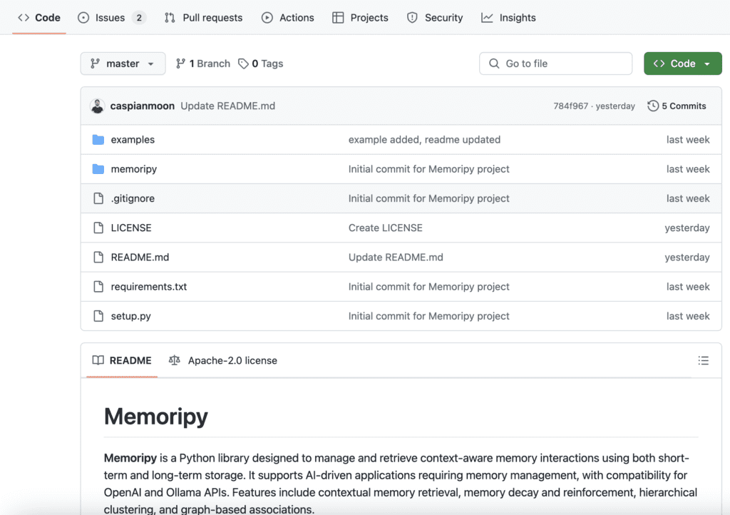 Meet Memoripy: A Python Library That Brings Real Memory Capabilities