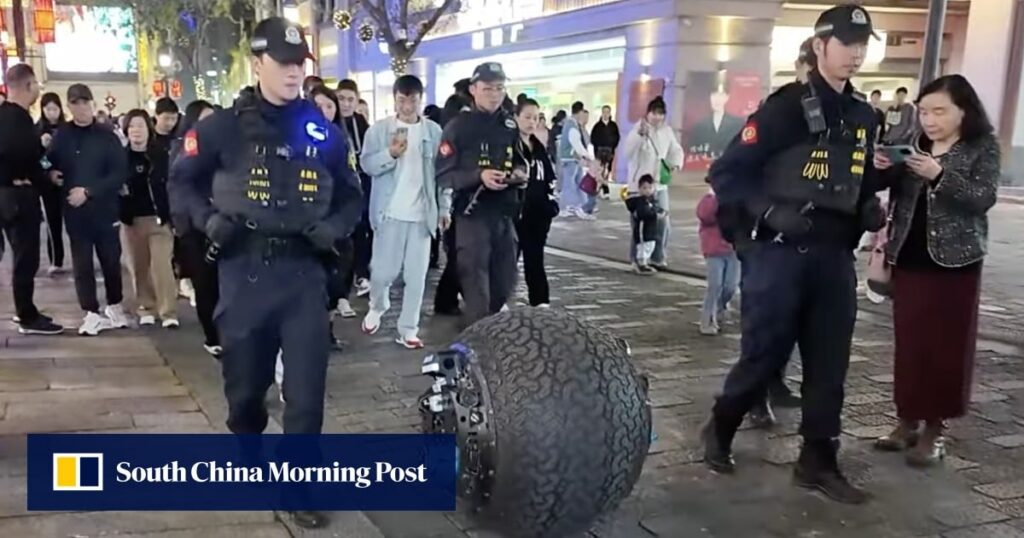 China Deploys High Tech Rolling Robots For Patrol Duties