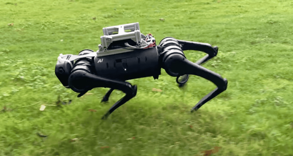 Four Legged Robot Masters Challenging Situations Like A Wild Animal