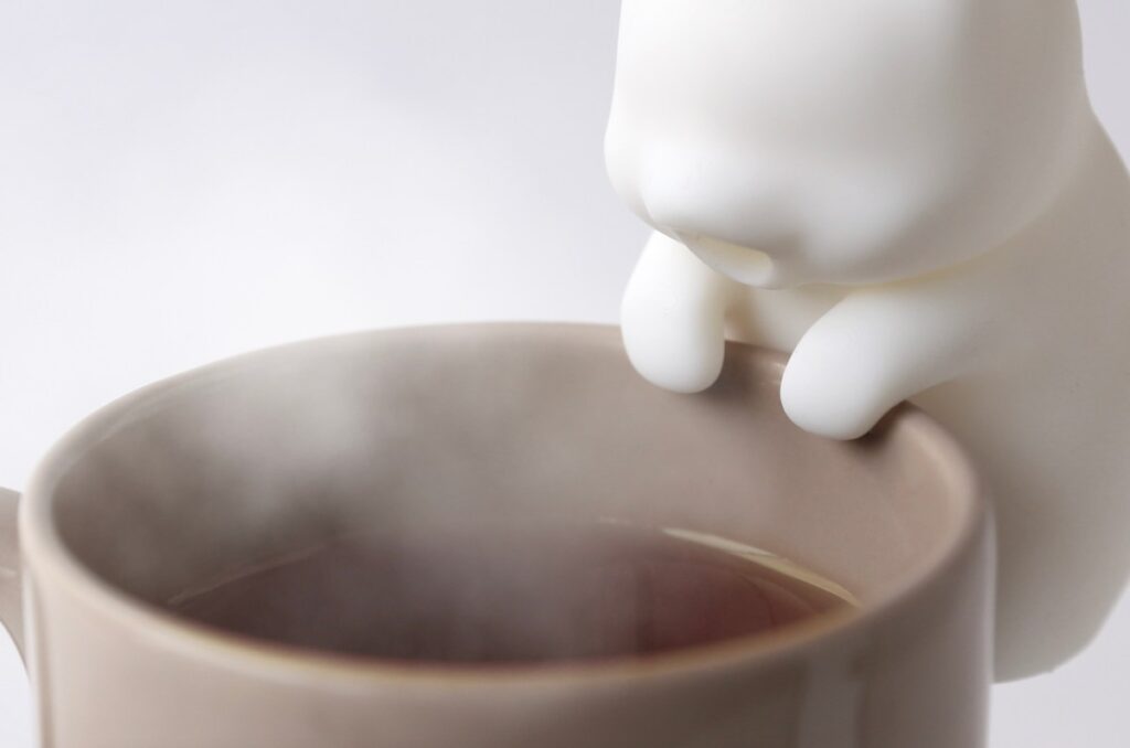 Meet The Adorable Robot Cat That Cools Your Coffee