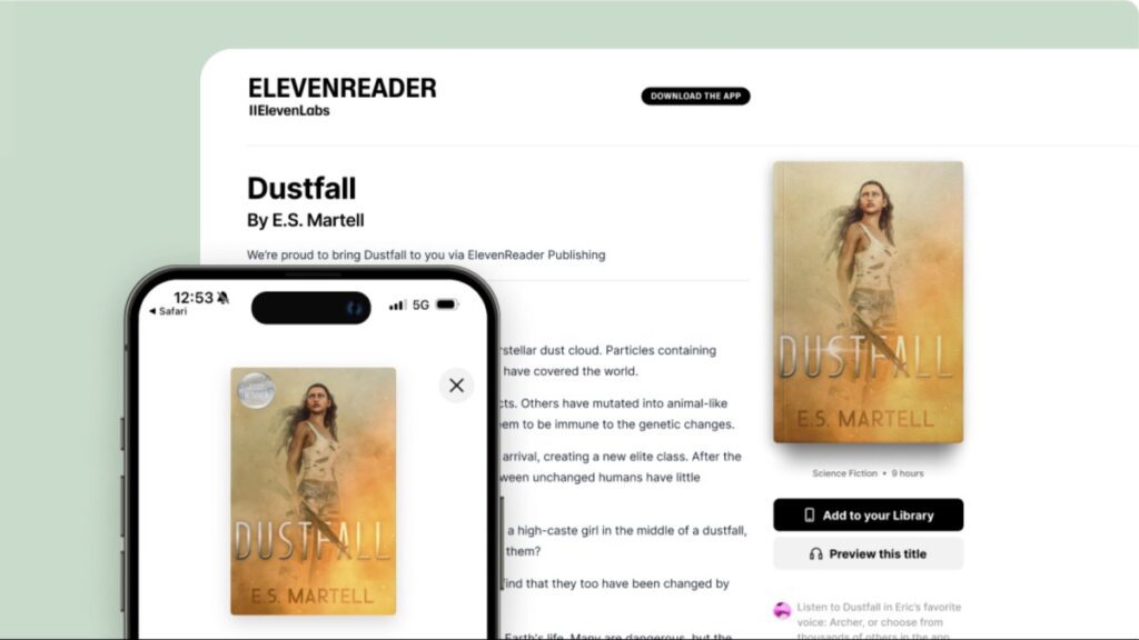 Elevenlabs Empowers Authors To Create And Publish Their Own Audiobooks