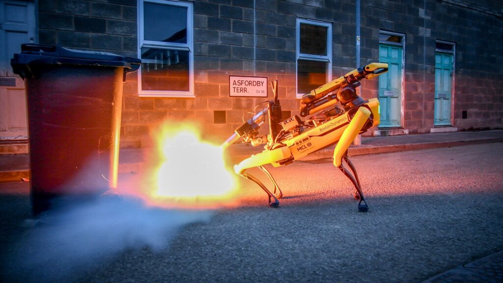 Robot Dogs Master Bomb Disposal Skills In Trials